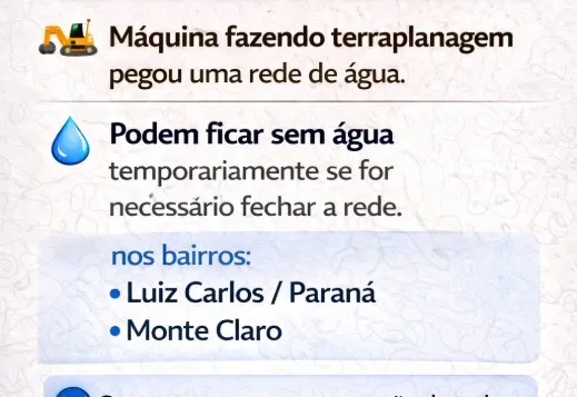 MANUTENÇÃO BAIRROS MONTE CLARO E  LUIZ CARLOS PARANÁ 